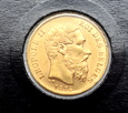 20 FRANKÓW  LEOPOLD II 1874  BELGIA 