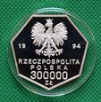 300000 ZŁ ODRODZENIE BANKU POLSKIEGO 1994 MENNICZA