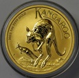 AUSTRALIA, 100 DOLARÓW 2022 KANGUR UNCJA Au 999