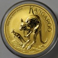 AUSTRALIA, 100 DOLARÓW 2022 KANGUR UNCJA Au 999