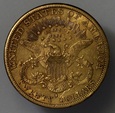 USA 20 DOLARÓW 1880 S, ZŁOTO 900, stan 3
