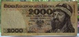 2000 zł 1979, seria AF 3693079, stan 3