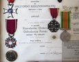 PSZnZ Gablota Odznak i Odznaczeń po plut. 11 Batalionu Łączności