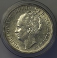 HOLANDIA, 1 GULDEN 1931 WILHELMINA, SREBRO