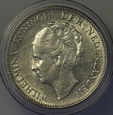 HOLANDIA, 1 GULDEN 1931 WILHELMINA, SREBRO