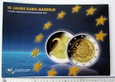 2 EURO, WSPÓLNA EMISJA 10 LAT EURO w OBIEGU-ZESTAW