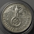 NIEMCY, III RZESZA, 2 MARKI HINDENBURG 1938 F, st. 2