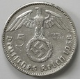 5 MAREK 1938 J, HINDENBURG, NIEMCY III RZESZA Stan 2