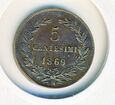 5 centesimi 1869 San  MARINO