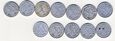 zestaw monet 50 fen. 1939-43 12 szt.x 15PLN