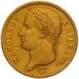 ZP Francja Napoleon 40 franków 1811 A st. 3+/2-