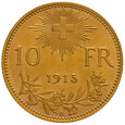 Szwajcaria 10 franków 1915 st. 1