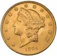 USA 20 Dolarów 1904 Filadelfia st. 1-/1