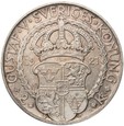 Szwecja Gustaw V 2 korony 1921 400 lat niepodległości st.1-