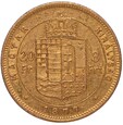 Węgry Franciszek Józef I 20 franków - 8 forintów 1877 st. 3+