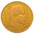 Francja Napoleon III 10 franków 1860 BB st. 3-/3
