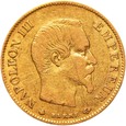 Francja Napoleon III 10 franków 1860 BB-Strasbourg st. 3/3+