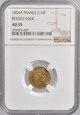 Francja Napoleon III 10 franków 1854 A NGC AU55
