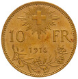 Szwajcaria 10 franków 1914 st. 1