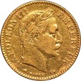 Francja Napoleon III 10 franków 1867 A-Paryż st. 3-