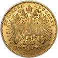 Austro-węgry Franciszek Józef 20 koron 1915 st. 2+/1-