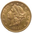 USA 20 dolarów 1889 PCGS AU55