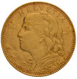 Szwajcaria 10 franków 1911 st. 2/2+