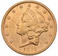 USA 20 Dolarów 1873 San Francisco st. 3