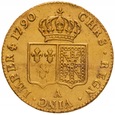 Francja Ludwik XVI 2 Louis d'or 1790 st. 3+/2-