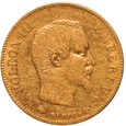 Francja Napoleon III 10 franków 1857 A-Paryż st. 3-