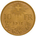 Szwajcaria 10 franków 1912 st. 1