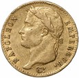 Francja Napoleon 20 franków 1815 A st. 3/3+