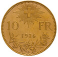 Szwajcaria 10 franków 1916 st. 1