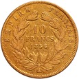 Francja Napoleon III 10 franków 1856 A-Paryż st. 3-
