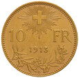 Szwajcaria 10 franków 1913 st. 1