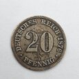 20 Pfennig Niemcy Cesarstwo 1876 A