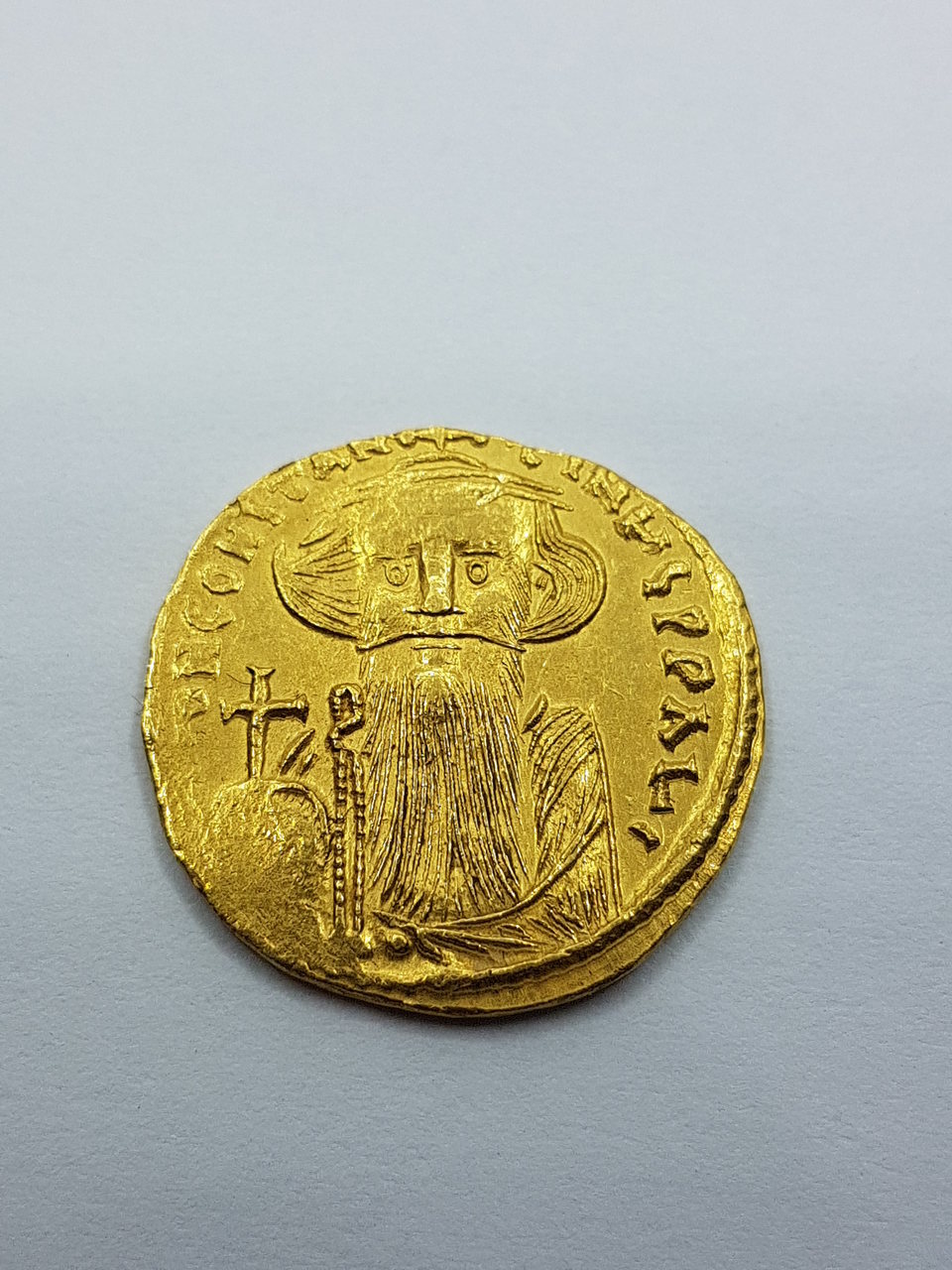 Solidus Bizancjum Konstans II Brodaty 641-668 