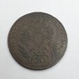 20 Kreuzer Krajcarów Austria 1793 F