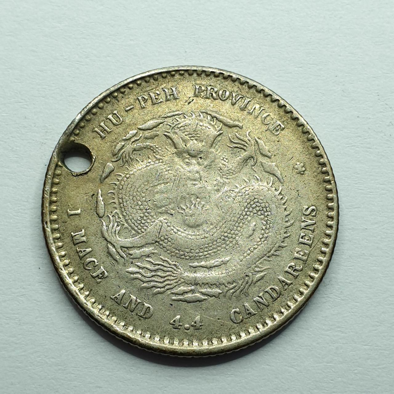 1 Mace i 4,4 Kandaryna (20 Centów) Chiny Prowincja Hu-Peh (1895-1907)