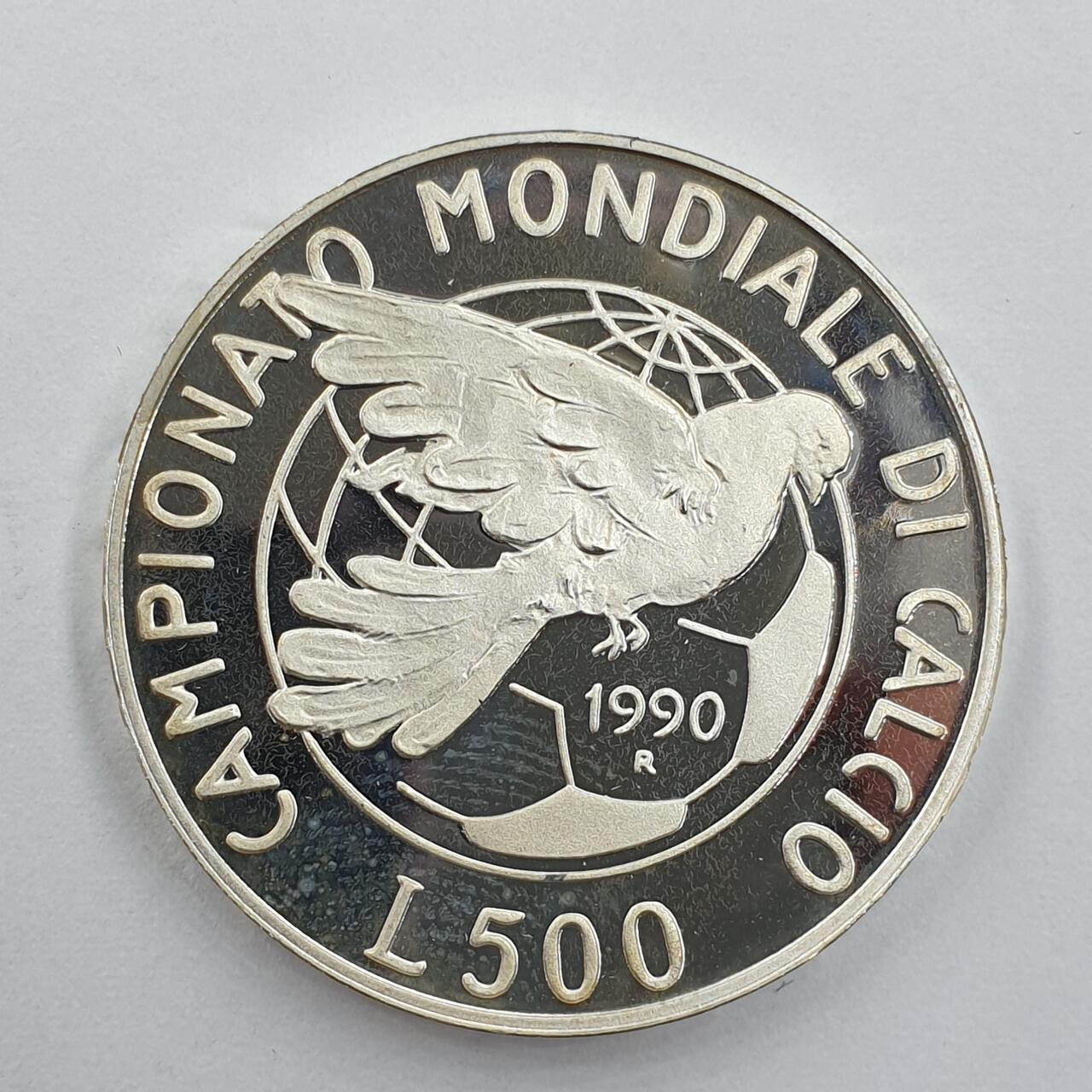 500 Lirów Włochy 1990 r.  Proof