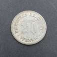 20 Pfennig  Niemcy Cesarstwo 1876 F