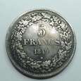 5 Franków Belgia 1849 r. (2)