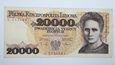 20000 Złotych Polska PRL 1989 r. seria C 