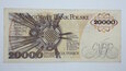20000 Złotych Polska PRL 1989 r. seria C 