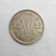 3 Pensy Australia Jerzy VI 1943 r. 