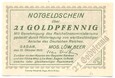 Żagań 21 goldpfennig 1923