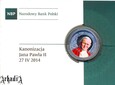 Kanonizacja Jana Pawła II - 10 złotych 2014