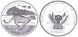 Kongo 10 franków 2007 - gepard