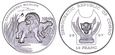 Kongo 10 franków 2007 - lew
