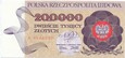 200 000 zł 1989 seria A UNC